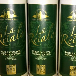 Huile d'olive extra vierge des moines première pression à froid