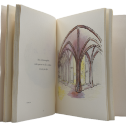 album aquarelles ouvert