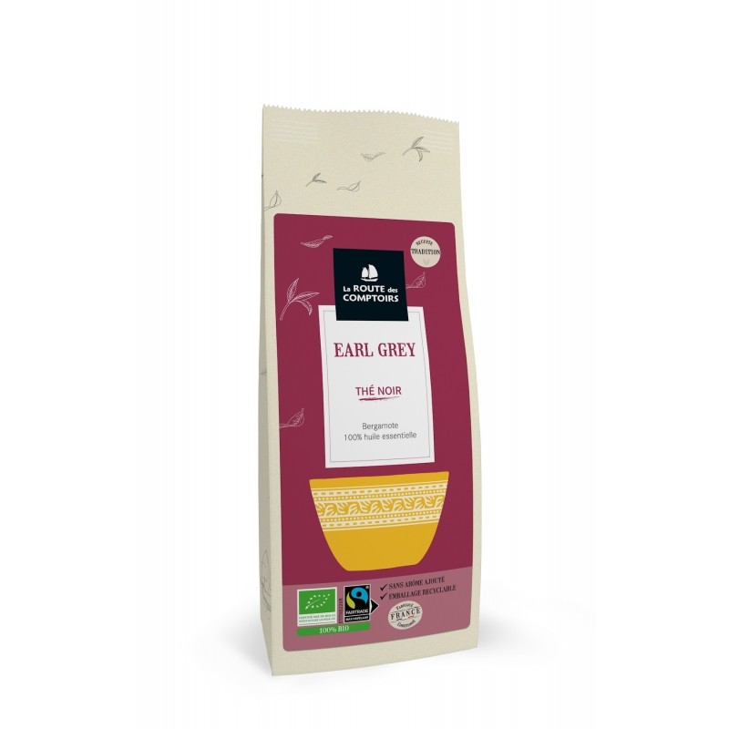 Thé noir Earl Grey - Bergamote Biologique