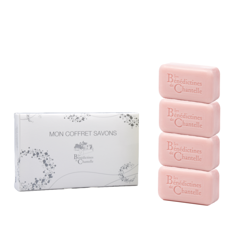 Coffret 4 savons senteur églantine