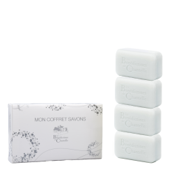 4 savons senteur lavande, format coffret