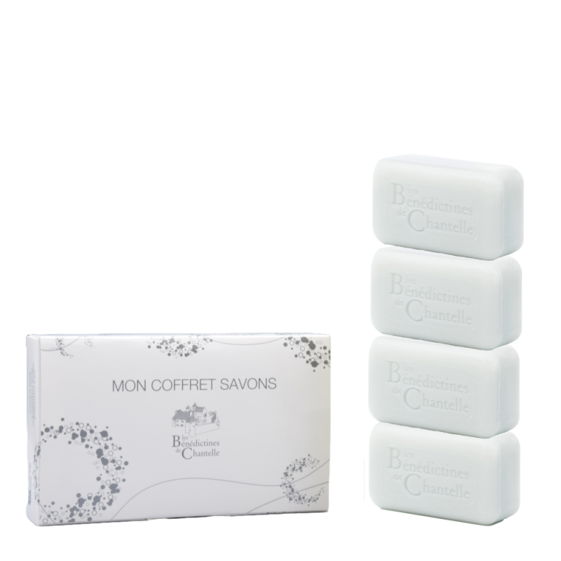 4 savons senteur lavande, format coffret