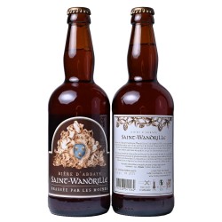 bouteille bière blonde d'abbaye