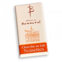 Chocolat lait et noisettes...