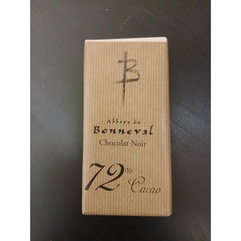 Chocolat noir 72% cacao - Abbaye de Bonneval