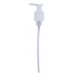 Pump dispenser for shampoos and gels