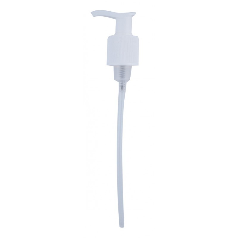 Pump dispenser for shampoos and gels