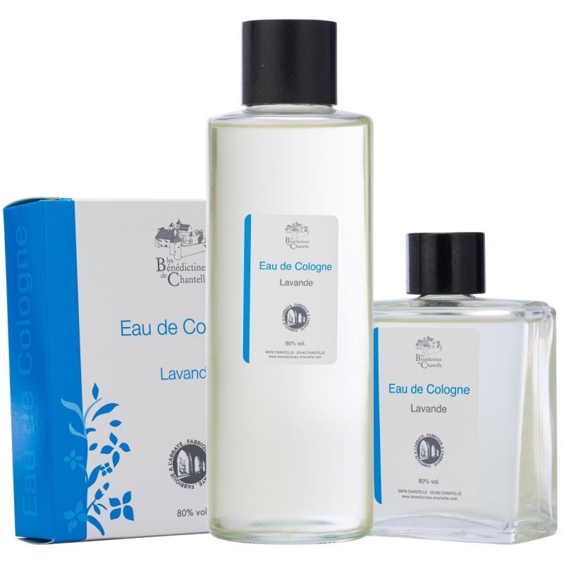 Eau de cologne fabrication d'abbaye monastique. Made in France avec amour par les sœurs de l'abbaye.